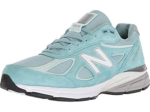 new balance Men's 990v4, Green/White, 14 D US