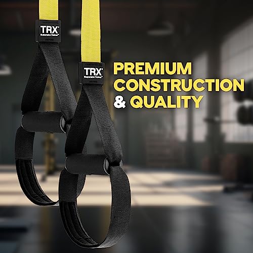 TRX ALL-IN-ONE Suspension Training: Bodyweight Resistance System | Full Body Workouts for Home, Travel, and Outdoors | Build Muscle, Burn Fat, Improve Cardio | Free Workouts Included