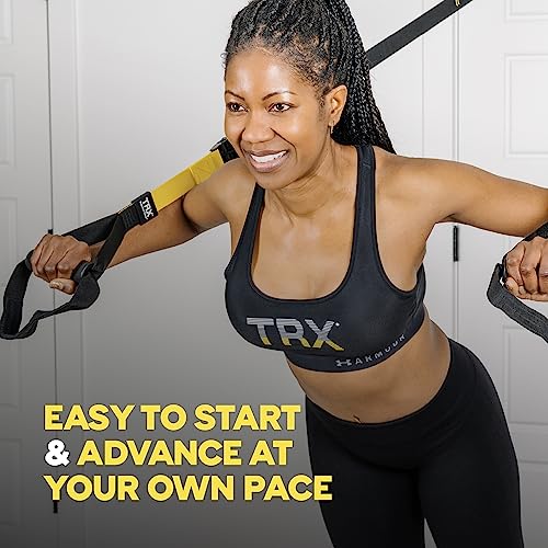 TRX ALL-IN-ONE Suspension Training: Bodyweight Resistance System | Full Body Workouts for Home, Travel, and Outdoors | Build Muscle, Burn Fat, Improve Cardio | Free Workouts Included