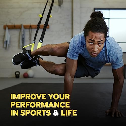 TRX ALL-IN-ONE Suspension Training: Bodyweight Resistance System | Full Body Workouts for Home, Travel, and Outdoors | Build Muscle, Burn Fat, Improve Cardio | Free Workouts Included