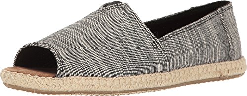 Black Open Toe Alpargatas - Size 5.5