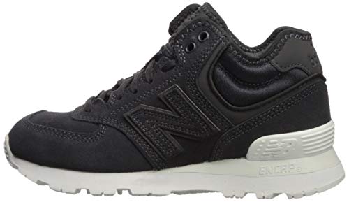 New Balance Women's 574 V1 Mid Sneaker, Phantom/Phantom, 9