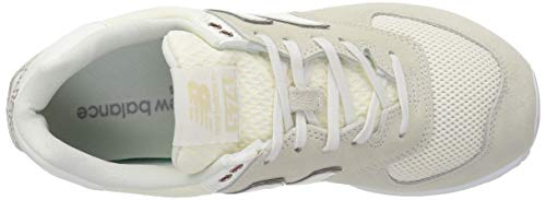 New Balance Women's 574 V2 All Day Sneaker, Sea Salt/Rose G, 9.5 W US