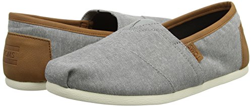 TOMS Men's Classic Canvas Slip-On, Frost Grey Chambray - 11.5 D(M) US