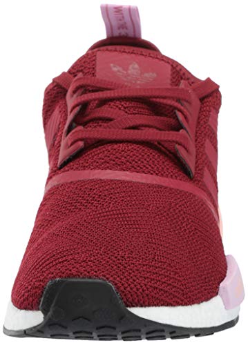 adidas Originals womens Nmd_r1 road running shoes, Burgundy/Burgundy/Clear Orange, 9 US