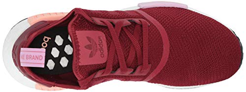 adidas Originals womens Nmd_r1 road running shoes, Burgundy/Burgundy/Clear Orange, 9 US