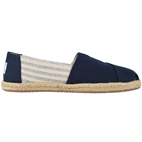 TOMS Women's, Alpargata Rope Espadrille Slip-On Navy Multi