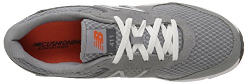 New Balance Men's 411 V2 Lace-Up Walking Shoe, Grey, 7 W US