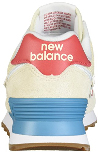 New Balance Women's 574 V2 Summer Sneaker, Alabaster, 5.5 B US