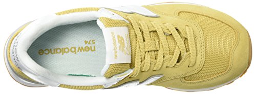 New Balance Women's 574 V2 Essentials Sneaker, Toasted Coconut/White, 5.5
