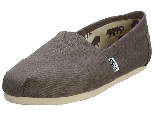 TOMS Women's Classic Canvas Slip-On,Ash,8 M US