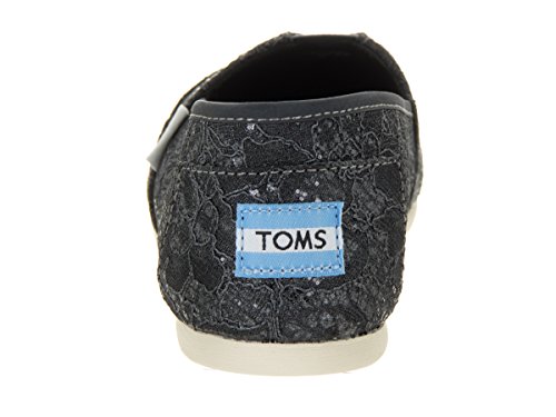 TOMS Women's Seasonal Classics Pewter Lace Glitz 6.5 B US B (M)