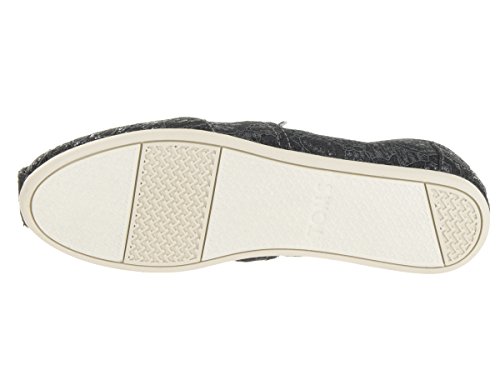 TOMS Women's Seasonal Classics Pewter Lace Glitz 6.5 B US B (M)