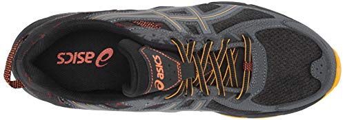ASICS Men's Gel-Venture 6 MX Running Shoes, 12.5, Black/Sunflower