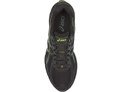 ASICS Men's Gel-Venture 6 Running Shoes, 13, Black/NEON Lime