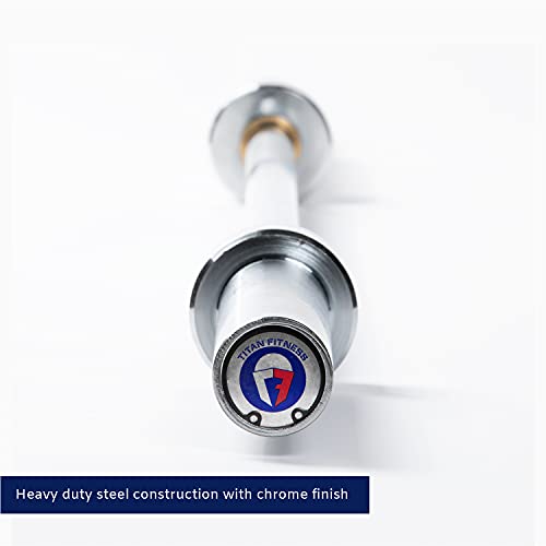 TITAN FITNESS 5' Olympic Weightlifting Technique Bar - Olympic Plates Non Rack-able 28 mm