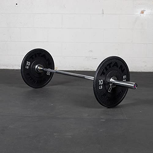 TITAN FITNESS 5' Olympic Weightlifting Technique Bar - Olympic Plates Non Rack-able 28 mm