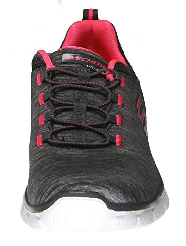 Skechers Empire Mine All Mine Women's Fashion Sneakers, Charcoal/Coral 6.5 US