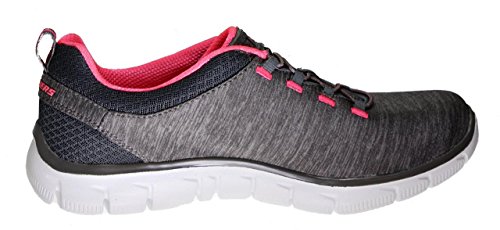 Skechers Empire Mine All Mine Women's Fashion Sneakers, Charcoal/Coral 6.5 US