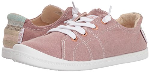 Roxy Women's Bayshore Slip on Sneaker Shoe, Rose, 6.5