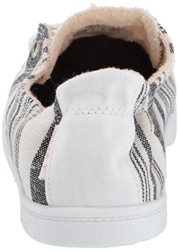 Roxy Women's Bayshore Slip On Sneaker Shoe, New Light Multi, 7 Medium US