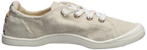 Roxy Women's Bayshore Slip On Sneaker Shoe, tan/Brown, 7 Medium US