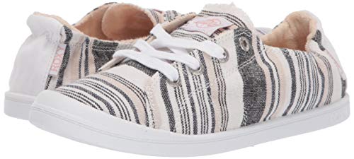 Roxy Women's Bayshore Slip On Sneaker Shoe, New Light Multi, 7 Medium US