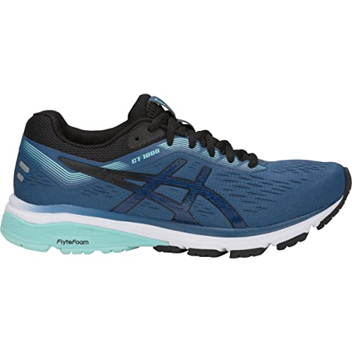 ASICS Women's GT-1000 7 Running Shoes, 9, Grand Shark/Black
