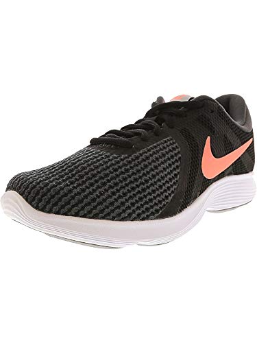 Nike Women's Revolution 4 Running Shoe (7 B(M) US, Black/Crimson Pulse/Anthracite)
