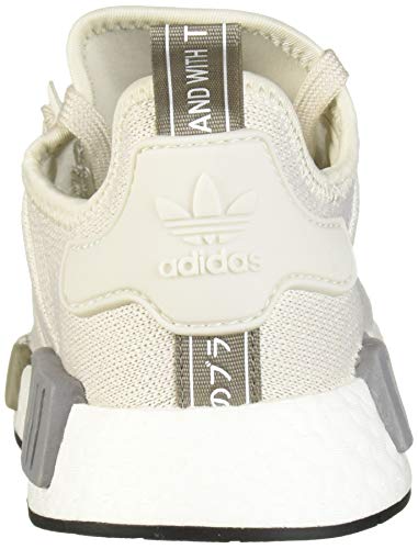adidas womens Nmd_r1 W Sneaker, Raw White/Raw White/Black, 11 US