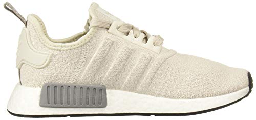 adidas Originals Women's NMD_R1 Sneaker, raw White/raw White/Black, 7.5