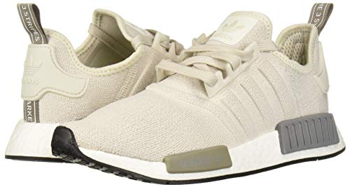 adidas womens Nmd_r1 W Sneaker, Raw White/Raw White/Black, 10.5 US