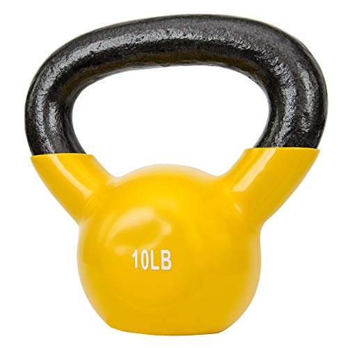 Sunny Vinyl Coated Kettlebell (10-Pound)