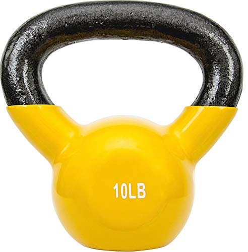 Sunny Vinyl Coated Kettlebell (10-Pound)