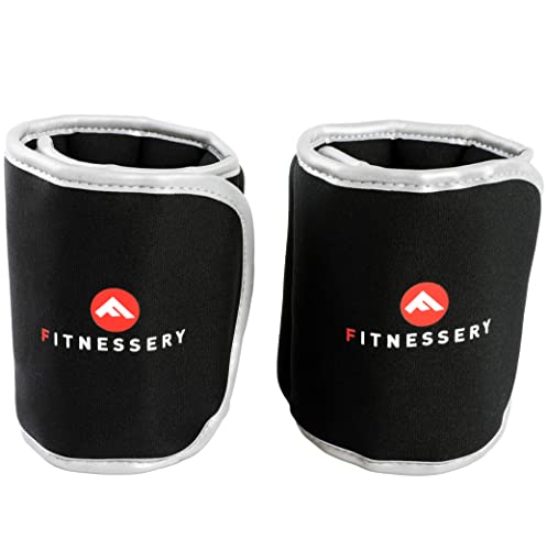 Ankle Weights (1 Pound x 2) - Ankle Weights for Women and Men - Wrist Weights for Women and Men - Leg Weights for Women and Men - Arm Exercise Weights - Home Gym Workout Equipment - Ankle Weight