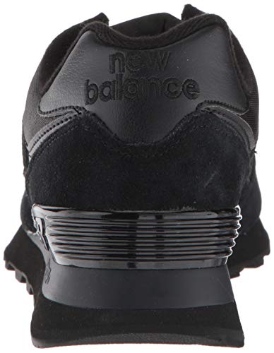 New Balance Women's 574 V2 Holiday Sparkler Sneaker, Black/Black, 6 W US