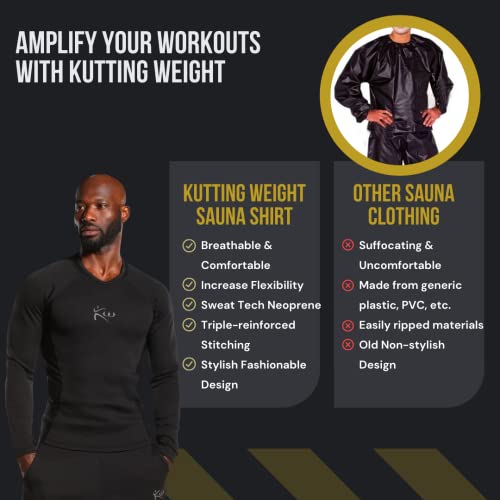 Kutting Weight - SweatTech Neoprene Sauna Hoodie or Jacket - Exercise Gear - Heat Training Enhancement - Maximize Workouts