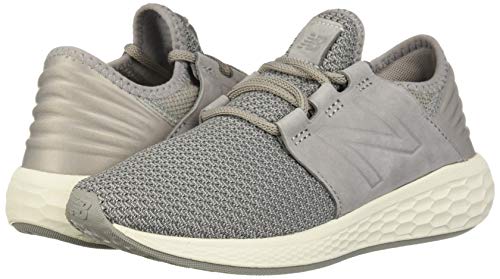 New Balance Women's Fresh Foam Cruz V2 Sneaker, Team Away Grey/Castlerock/Sea Salt, 8 D US