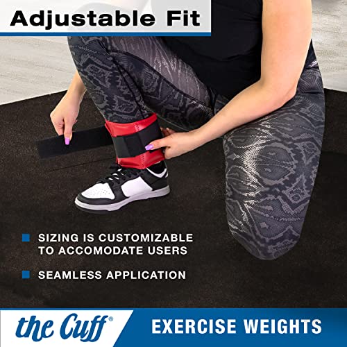 The Cuff Original Adjustable Ankle and Wrist Weight for Training, Dance, Running, Cardio, Aerobics, Toning, and Physical Therapy for Men and Women, 6 lb, Tan