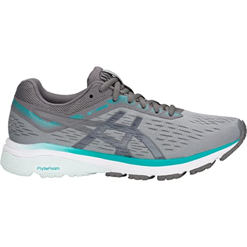 ASICS Women's GT-1000 7 Running Shoes, 11.5, Stone Grey/Carbon