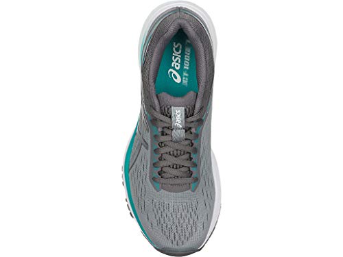 ASICS Women's GT-1000 7 Running Shoes, 11.5, Stone Grey/Carbon