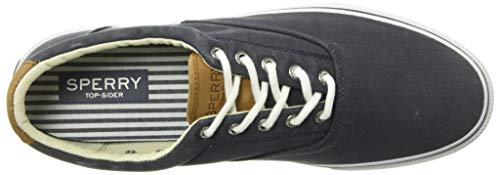 Sperry Mens Striper LL CVO Sneaker, Navy, 9 Wide
