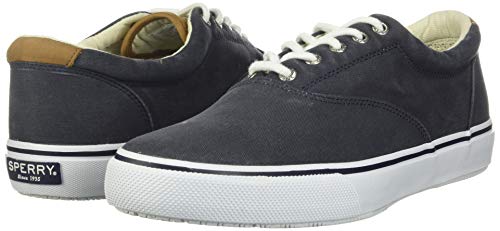 Sperry Mens Striper LL CVO Sneaker, Navy, 9 Wide