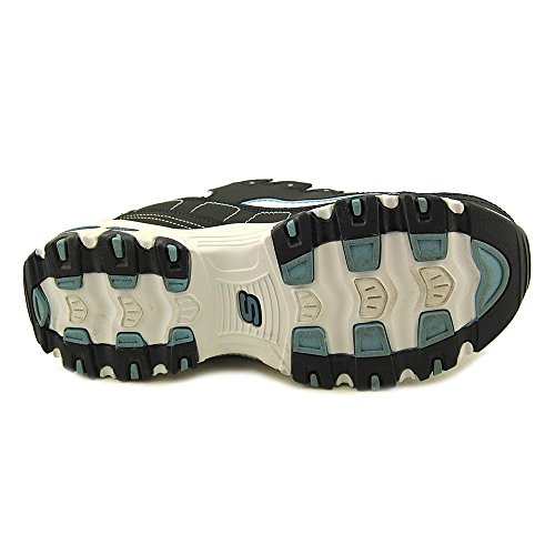 Skechers Sport Women's D'Lites Lace-Up Sneaker, Navy, 9 M US