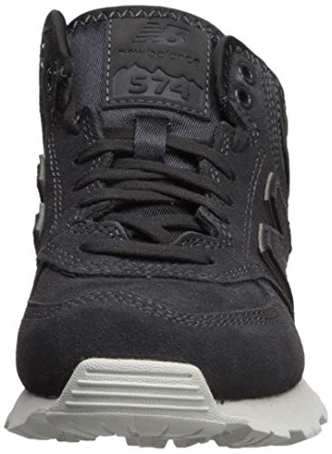 New Balance Women's 574 V1 Mid Sneaker, Phantom/Phantom, 8