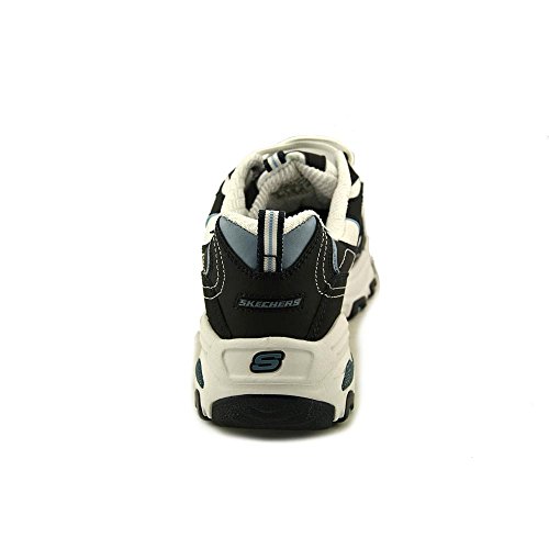 Skechers Sport Women's D'Lites Lace-Up Sneaker, Navy, 7.5 M US