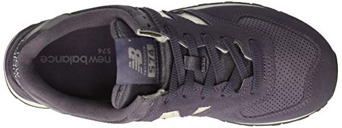 New Balance Women's 574 V2 Holiday Sparkler Sneaker, Deep Cosmic Sky/Marblehead, 7