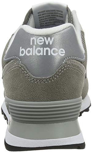 New Balance Women's 574 V2 Evergreen Sneaker, Grey/White, 7 Wide