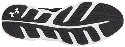 Under Armour Men's Micro G Assert 7 Running Shoe, Black (001)/White, 12