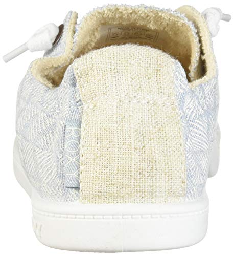 Roxy Women's Bayshore Slip on Sneaker Shoe, Denim, 5.5